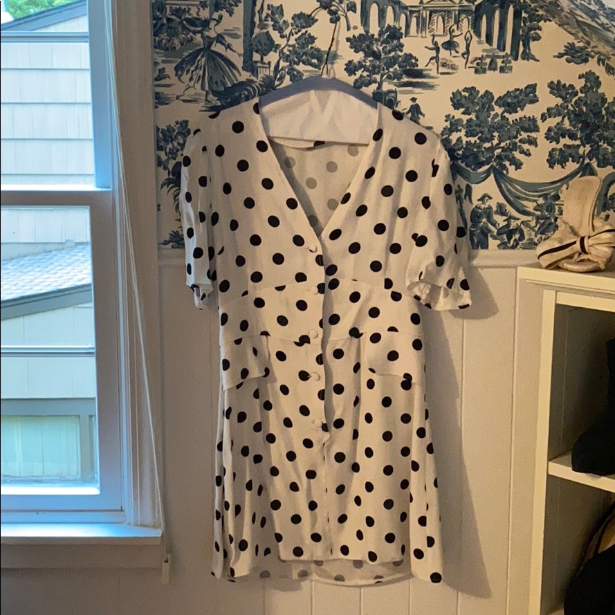 Rixo Polka Dot Dress Size Medium